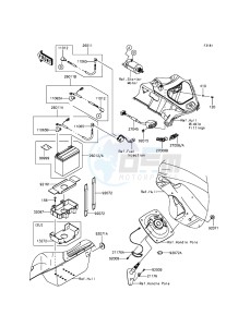 JET SKI ULTRA LX JT1500KEF EU drawing Electrical Equipment