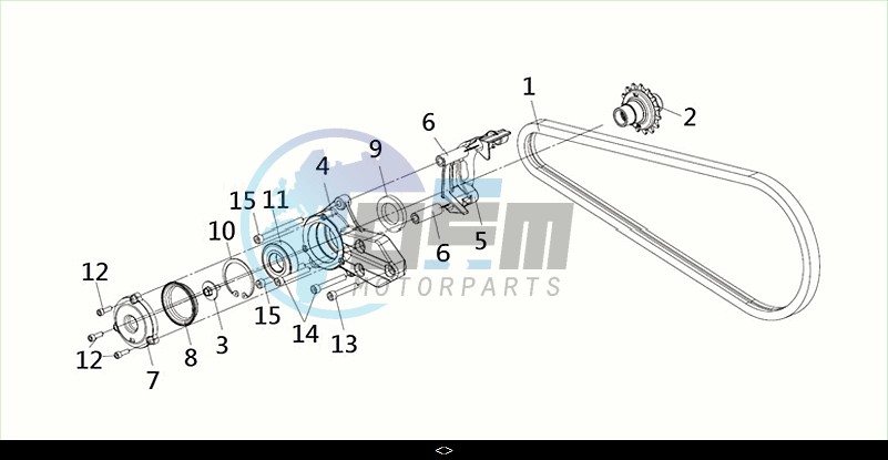 DRIVE CHAIN / MAXSYM TL 508 (TL50W2-EU) (M2)