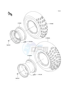 KEF 300 B [LAKOTA SPORT] (B1-B3) [LAKOTA 300 SPORT] drawing WHEELS_TIRES