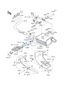 KLE 650 A [VERSYS EUROPEAN] (A7F-A8F) A7F drawing MUFFLER-- S- -