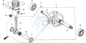 SK50M drawing CRANKSHAFT/PISTON