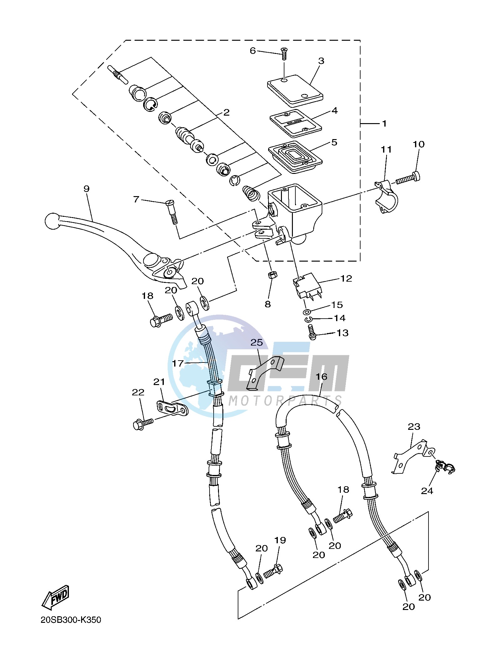 FRONT MASTER CYLINDER