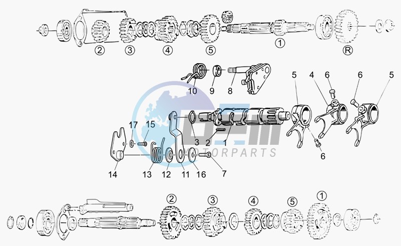 Gear box selector