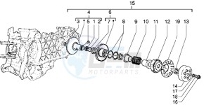 Runner VX 125 drawing Driven pulley