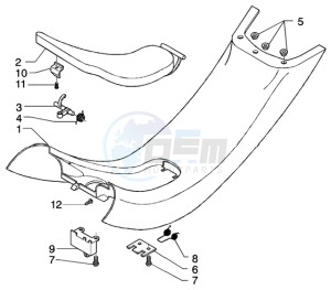 X9 125 Evolution drawing Central Part