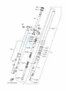 GPD125-A NMAX-125 (BALE) drawing FRONT FORK