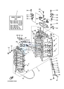 250AETOX drawing CYLINDER--CRANKCASE-1