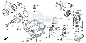 CB600FA9 Spain - (SP / ABS) drawing OIL PAN/OIL PUMP