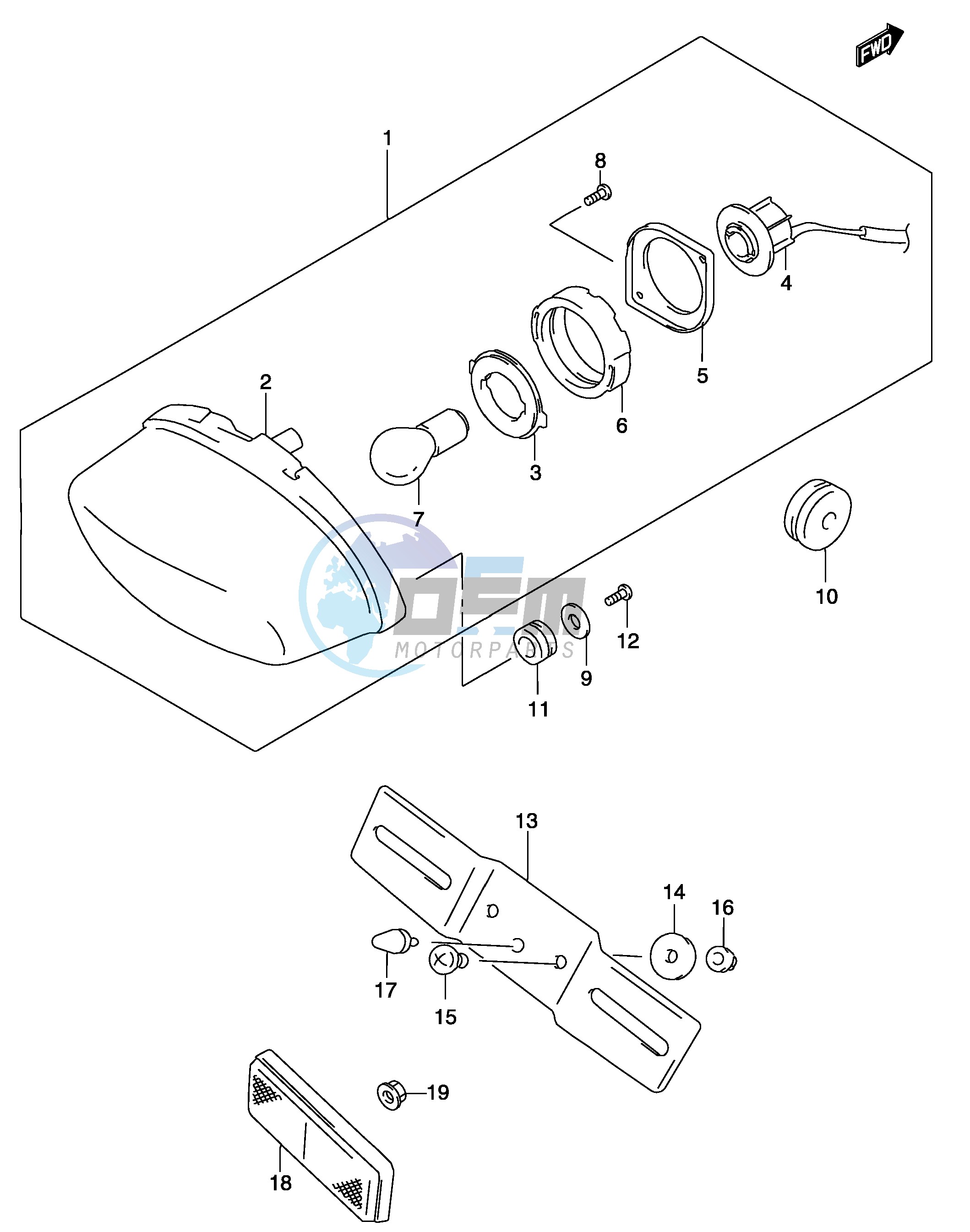 REAR COMBINATION LAMP