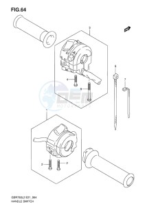 GSR750 EU drawing HANDLE SWITCH