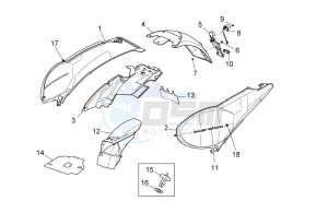 Scarabeo 125-200 ie Light drawing Rear body I