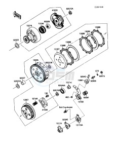 KLF 220 A [BAYOU 220] (A1-A4) [BAYOU 220] drawing CLUTCH