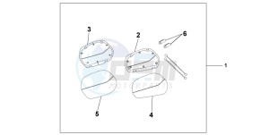 NT650V drawing LARGE PANNIER LID CARNELIAND RED