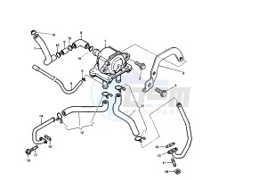 V RAPTOR 650 drawing SECONDARY AIR SYSTEM