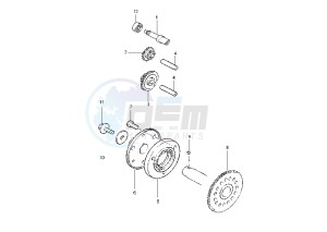 YZF R THUNDER CAT 600 drawing STARTER