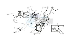 JOYMAX Z 300I ABS (L9) EU drawing RADIATOR ASSY