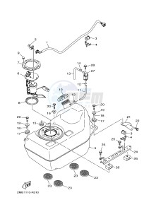 YXE700E YXE70WPAH WOLVERINE R-SPEC EPS (BW12) drawing FUEL TANK