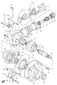 LT-A500F (E3-E28) drawing FINAL BEVEL GEAR (FRONT)(MODEL K1)