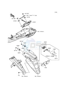 Z800 ZR800CDS UF (UK FA) XX (EU ME A(FRICA) drawing Taillight(s)