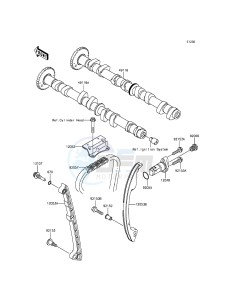 JET SKI ULTRA LX JT1500KGF EU drawing Camshaft(s)/Tensioner