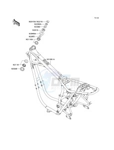 EJ 650 A [W650] (A2-A4 A4 CAN ONLY) W650 drawing FRAME