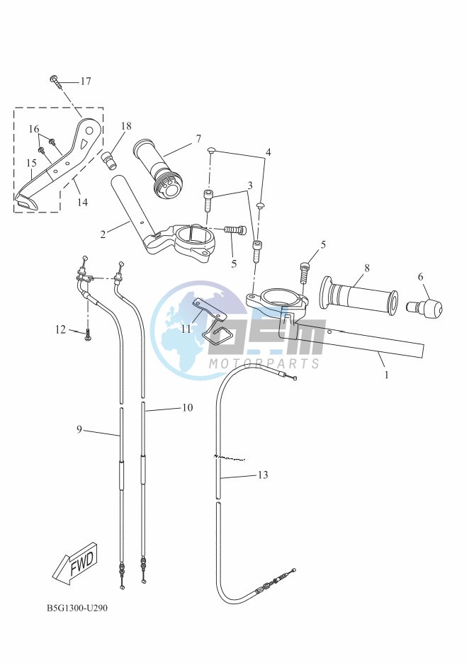 STEERING HANDLE & CABLE