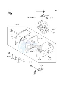 EN 500 A [VULCAN 500] (A1-D5) [VULCAN 500] drawing TAILLIGHT