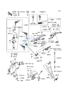 Z750_ABS ZR750M7F GB XX (EU ME A(FRICA) drawing Ignition Switch