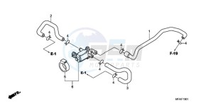 CBF1000A9 EK drawing AIR INJECTION CONTROL VALVE