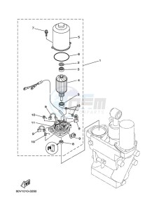 Z300AETOX drawing POWER-TILT-ASSEMBLY-2