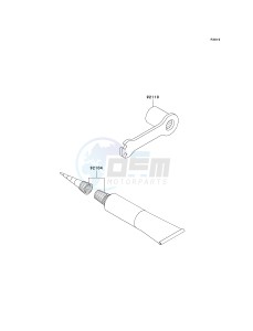 KX 65 A [KX65 MONSTER ENERGY] (A6F - A9FA) A7F drawing OWNERS TOOLS