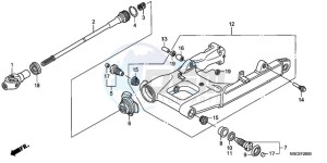 ST13009 Europe Direct - (ED / MME) drawing SWINGARM