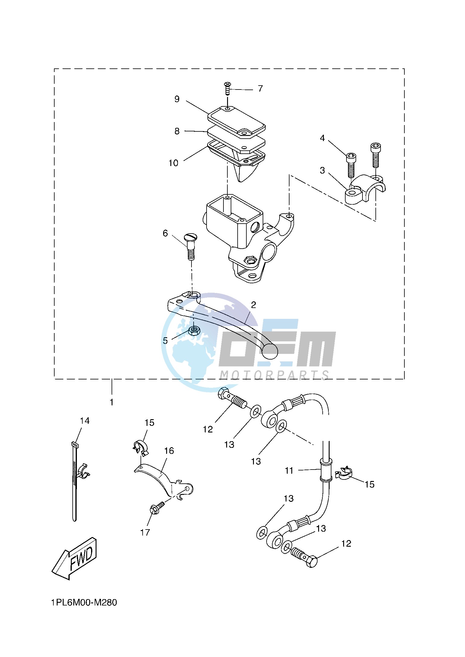 REAR MASTER CYLINDER