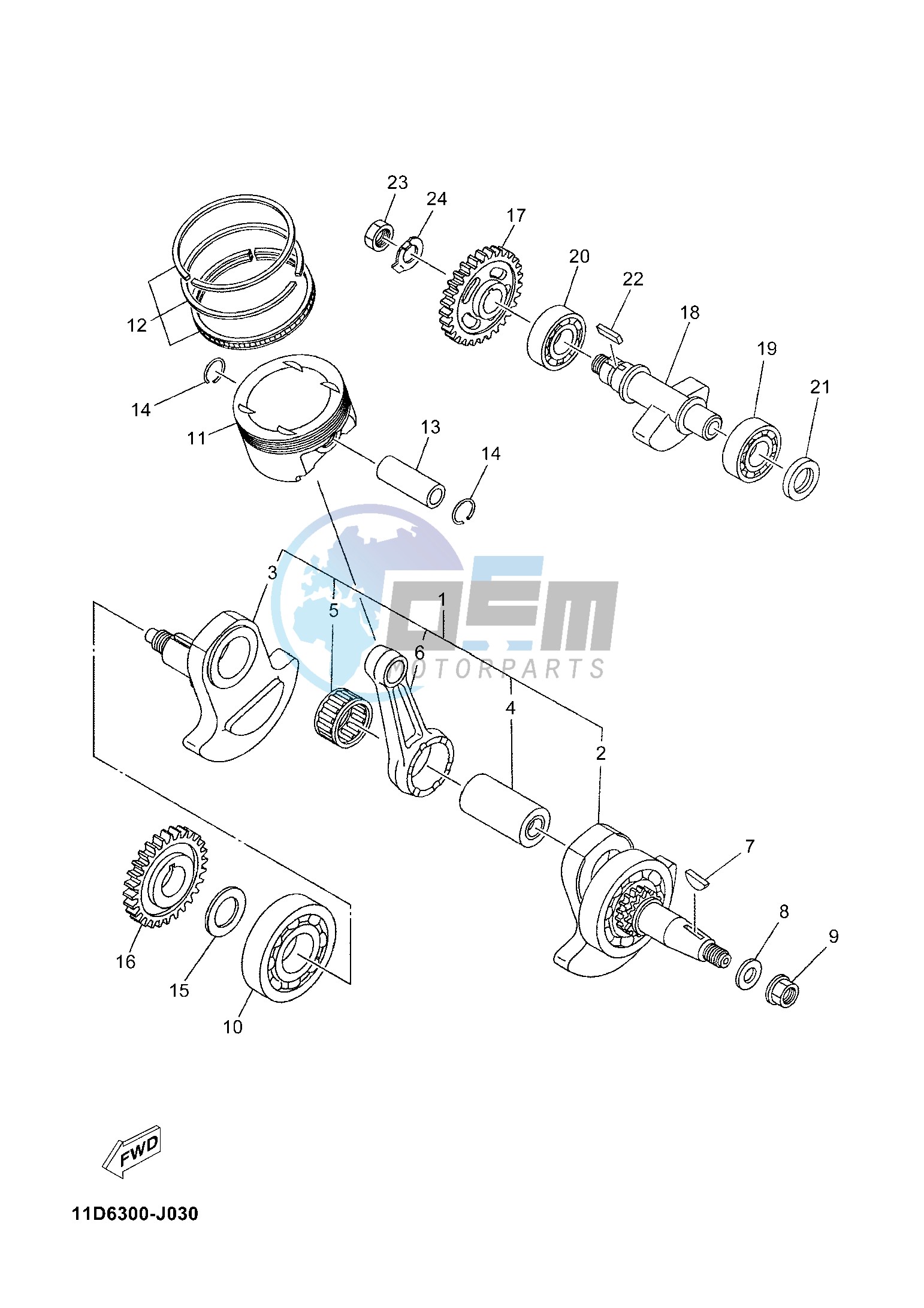 CRANKSHAFT & PISTON