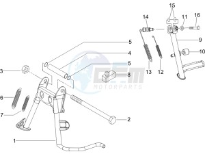 LXV 50 4T 2V 25 Kmh B-NL drawing Stand