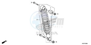 TRX420FA2G TRX420F Europe Direct - (ED) drawing REAR CUSHION