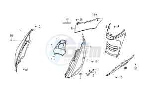 EURO MX EU2 - 150 cc drawing SIDE COVERS