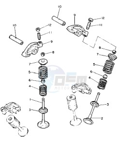 XV VIRAGO 535 drawing VALVE