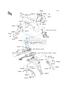 ZR 1000 B [Z1000 EUROPEAN] (B7F-B9F) 0B8F drawing FENDERS