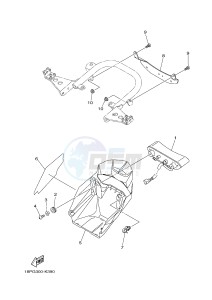 YFZ450R YFZ450RF (1TDE) drawing TAILLIGHT