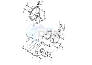 XVZ ROYAL STAR 1300 drawing CRANKCASE COVER