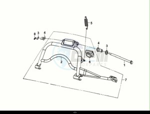 SYMPHONY S 125 (XF12W1-EU) (E5) (M1) drawing MAIN STAND