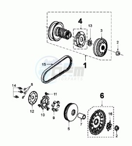 FIGHT ZA 30 (DK) drawing CLUTCH