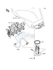 NINJA ZX-6R ZX600RDF FR GB XX (EU ME A(FRICA) drawing Fuel Pump