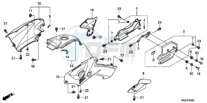 TRX500FAD TRX500FA Europe Direct - (ED) drawing BODY COVER