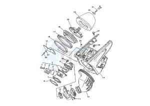 YZ 250 drawing INTAKE