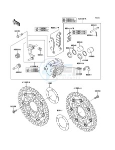 ER-6n ER650A8F GB XX (EU ME A(FRICA) drawing Front Brake