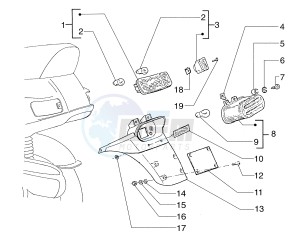 Skipper 125-150cc drawing Tail light