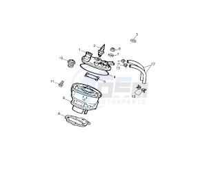 TZR 50 drawing CYLINDER AND HEAD