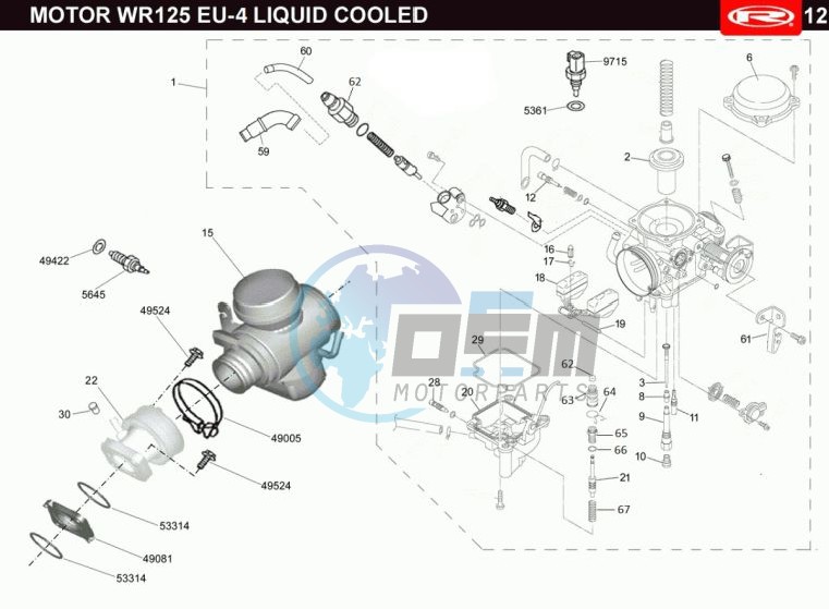 CARBURETTOR - HT-COIL  EURO4